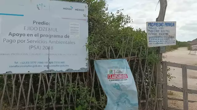 Habitantes exigen al alcalde José Wilberto Flota Aké que “liberen el lugar” para que puedan seguir extrayendo sal