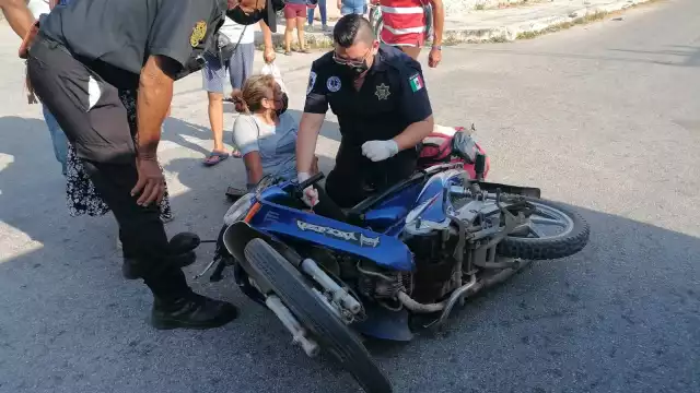 Madre e hijo fueron trasladados al Seguro Social de Motul