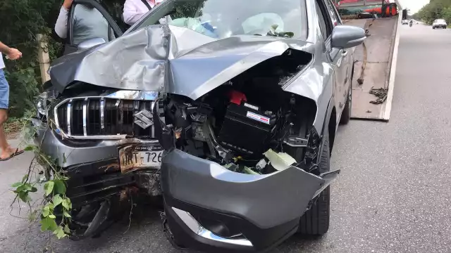 Al lugar llegaron los agentes de la Policía Quintana Roo y agentes de la Dirección de Vialidad