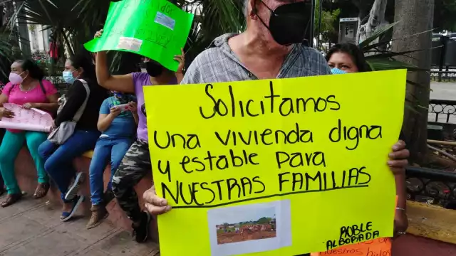 Será el próximo viernes cuando los recibirá el director del Instituto de Vivienda de Yucatán para darles una solución.