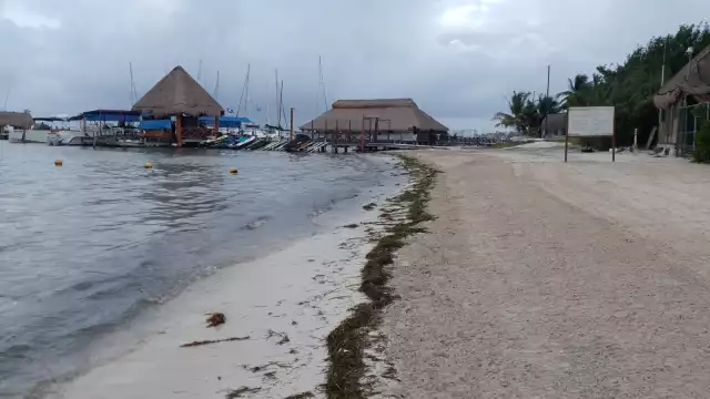 El mal clima desmotivó a los bañistas para visitarlas