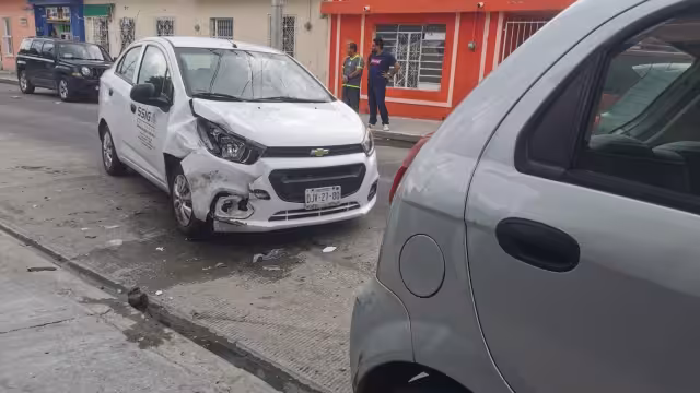 El accidente dejó solo daños materiales