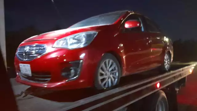 El auto del agresor fue trasladado al corralón de Escárcega