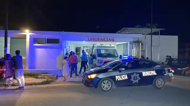 El hombre fue trasladado a un hospital en Chetumal