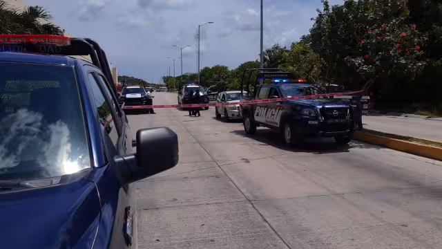 La zona quedó totalmente acordonada, con la presencia de cerca de 15 policías