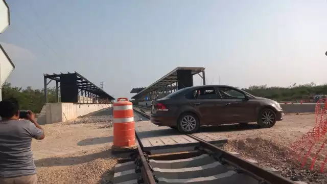 El proyecto del Tren Maya está por concluirse en Hecelchakán y ahora se trabaja en algunos detalles