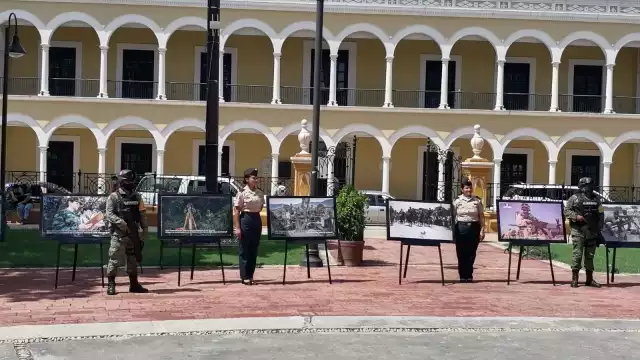La Sedena indicó que buscan con las fotografías, crear un vínculo de empatía entre militares y habitantes de Campeche