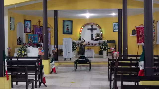 Se realizó la procesión del santo patrono, pero sin público