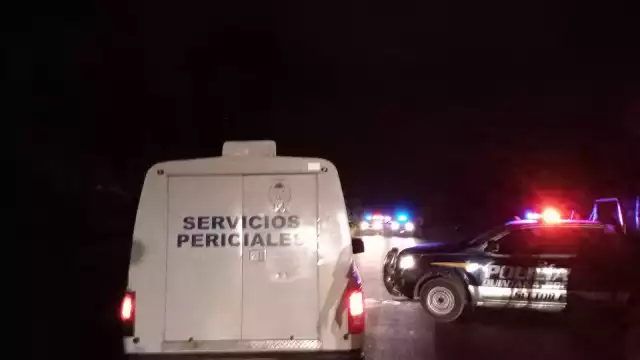 La zona fue acordonada por policías