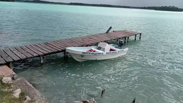 La Laguna de Huay-Pix no contaba con este servicio, ya que la Secretaria de Marina mantiene la vigilancia en la Bahía de Chetumal