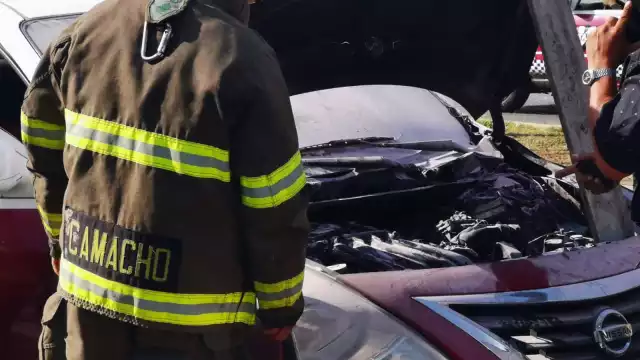 El incendio comenzó por una posible falle en el motor