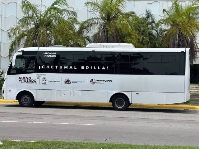 Los camiones únicamente llegaron a la ciudad a modo de exhibición para un evento