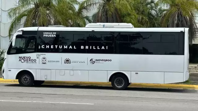 Los camiones únicamente llegaron a la ciudad a modo de exhibición para un evento