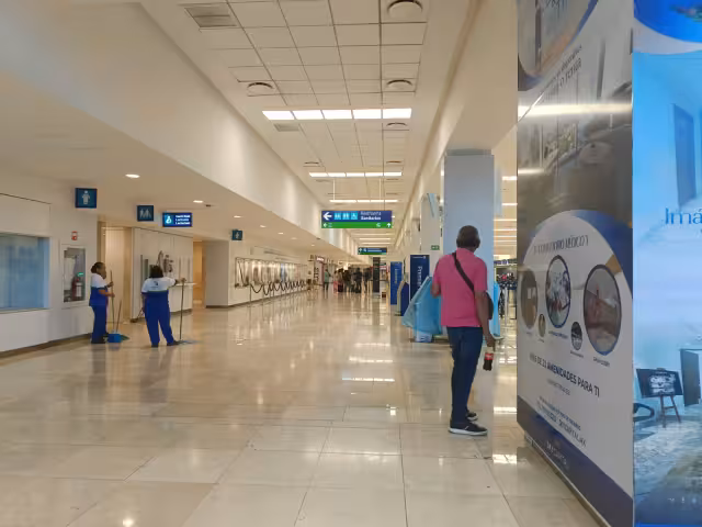 Se registra poca afluencia de pasajeros en el aeropuerto