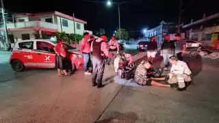 Testigos impidieron que el taxista huyera y solicitaron la asistencia médica