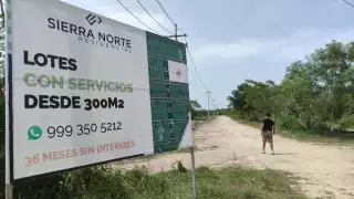 En los últimos años el precio de los lotes ha ido incrementando de manera exponencial