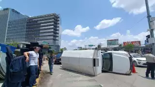 En el accidente no reportaron lesionados ni daños mayores