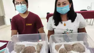 La pieza es especial porque tiene jeroglíficos