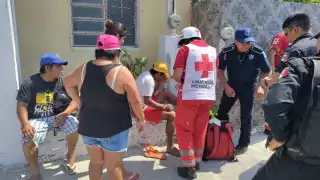 El accidentado recibió apoyo de paramédicos