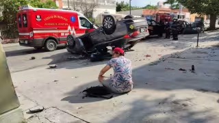 El accidente causó caos vial hacia el Centro de la ciudad de Mérida