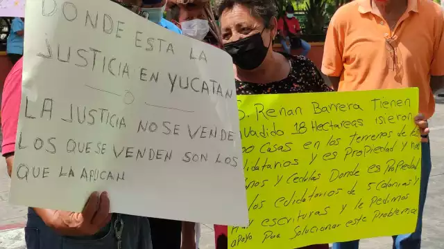 Las tierras que pelean los ejidatarios tienen un valor de 80 millones de pesos