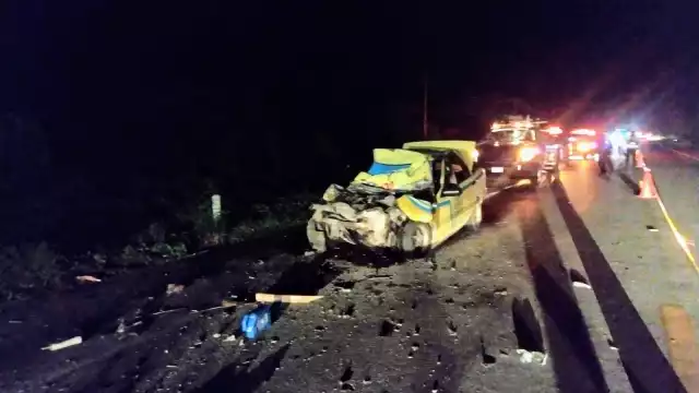 Muere taxista en aparatoso accidente en la carretera Xalau - Chemax