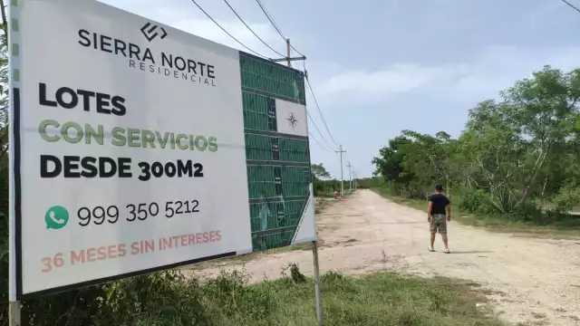 En los últimos años el precio de los lotes ha ido incrementando de manera exponencial