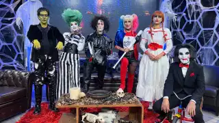 Un programa de terror el que se vivió este lunes en "Venga la Alegría". Foto: Cortesía