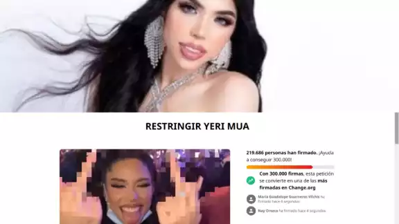 Buscan cancelar a Yeri Mua de redes sociales, mediante una petición Buscan cancelar a Yeri Mua de redes sociales, mediante una petición
