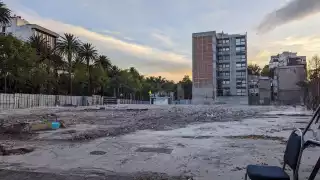 Así es como luce la zona en la que estaba el Plaza Condesa