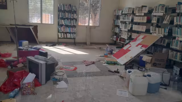 El centro cultural de Mocochá fue inaugurado en 2001 y ahora sirve como bodega