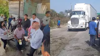 Varios productos no llegaron a tiempo a su destino a causa del bloqueo carretero
