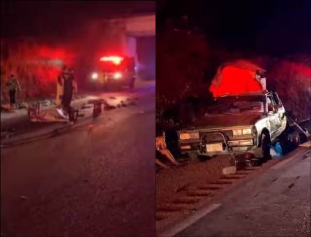 El tráiler se dio a la fuga y dejó a la familia tirada en a carretera