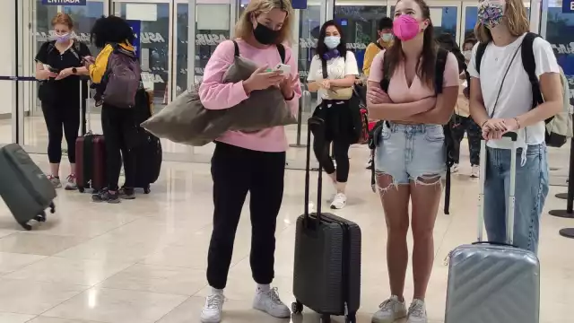 En el aeropuerto de Mérida se registran 9 nuevos de llegada para este 21 de marzo, entre ellos, el procedente desde el AIFA