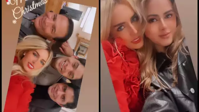 La novia del exmandatario compartió fotos con todos los invitados ala cena menos con él
