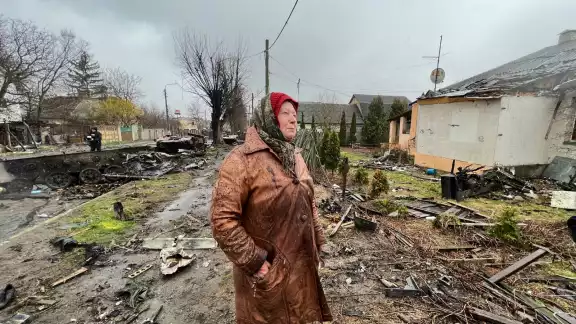 La ciudad de Bucha quedó reducida a basura luego de los enfrentamientos entre el ejercito ruso y ucraniano