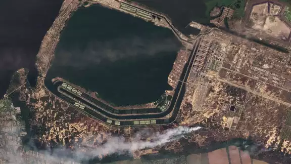 Un incendio provoca la desconexión total de Zaporiyia de la red eléctrica en Ucrania Un incendio provoca la desconexión total de Zaporiyia de la red eléctrica en Ucrania
