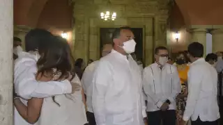 Renán Barrera aseguró que será Alejandro Ruz quien de información respecto al embargo del Ayuntamiento y las luminarias chinas