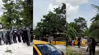 A la llegada de los antimotines se registró un conato de enfrentamiento