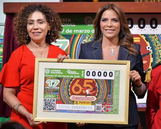 Lotería Nacional celebra con Sorteo Superior 65 años de Editorial Panini