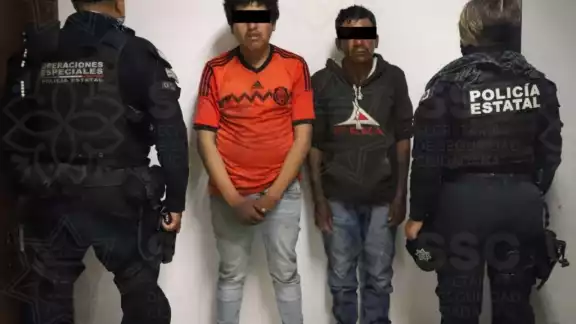 Hombres salvados de ser linchados en Tlaxcala, detenidos por la SSC