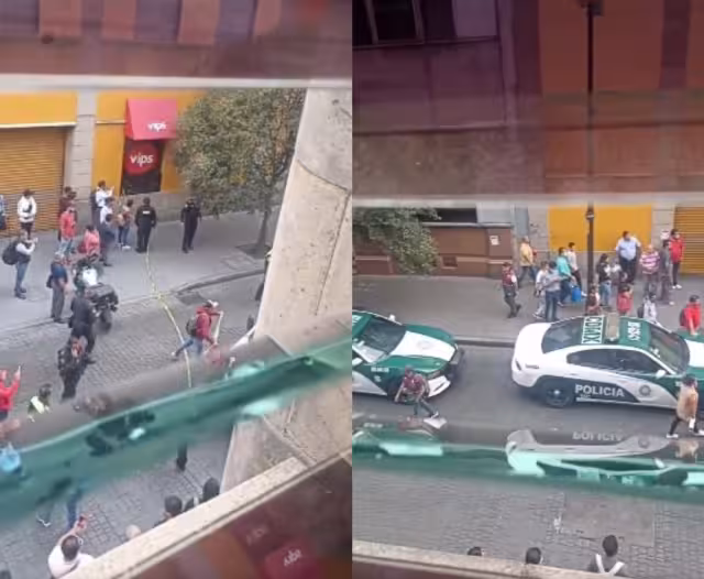 El momento fue grabado y compartido en redes sociales