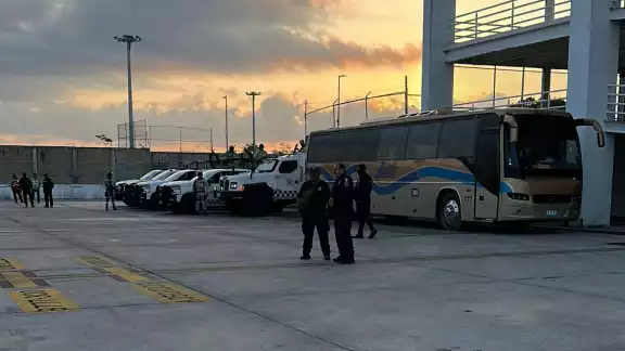 Los imputados fueron trasladados vía aérea Los imputados fueron trasladados vía aérea