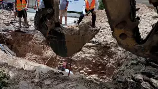 Obreros de la Japay trabajaron por 12 horas para reparar la fuga
