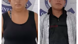 Detienen a 2 personas con droga