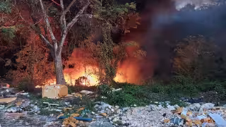 Incendio en maleza causa alarma en Chetumal
