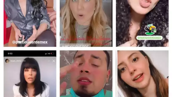 Algunos de los influencers que llamaron a votar por el PVEM