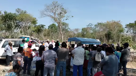 En la reunión se acordó seguir con la lucha por la defensa de las tierras En la reunión se acordó seguir con la lucha por la defensa de las tierras