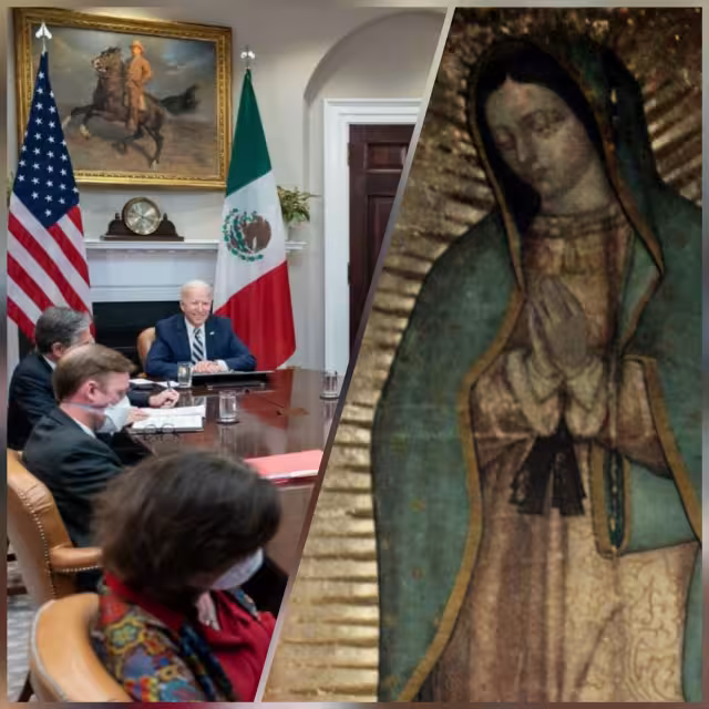 Joe Biden se ha declarado como devoto de la Virgen de Guadalupe