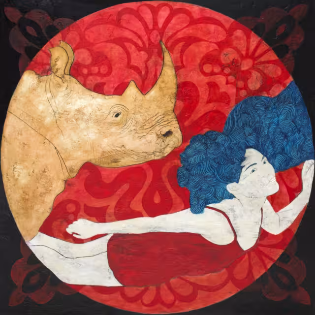 La reunión con las emociones, como el amor y el odio, trasluce la estética del artista